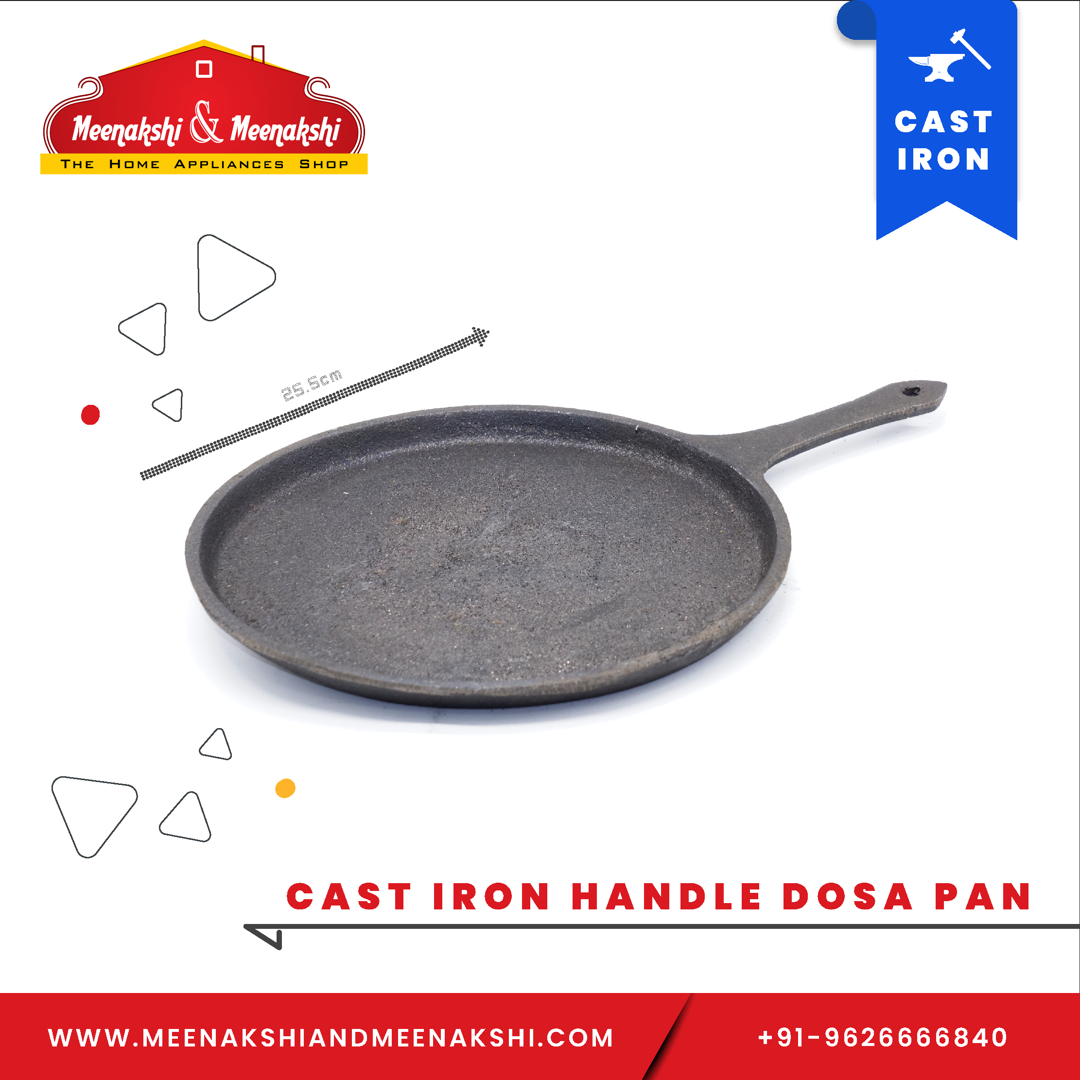 Buy Best Quality Cast Iron Dosa Tawa online | Mangalore Store