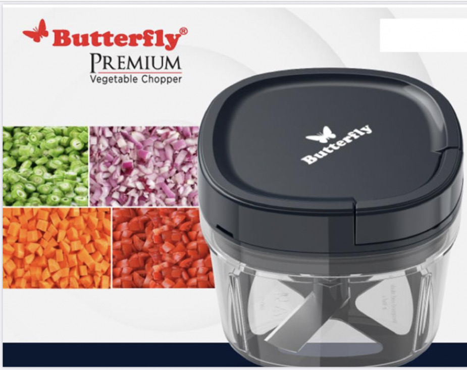 Buy Butterfly Premium Vegetable Chopper 900 Ml, Blue Online at Low
